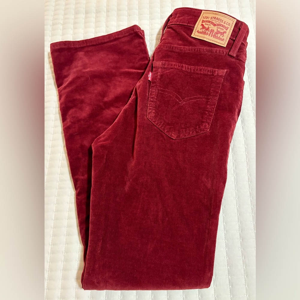 Women's Red Jeans